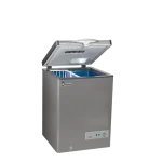 ⁦بنجوين فريزر أفقي استانليس ستيل داخلي 160 لتر لون سيلفر ES171⁩ - الصورة ⁦4⁩