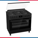 Gorenje Built-in Set - Complete Gas Cooker 90cm - Black - 5 Burners - 110L Gas Oven - GGI9C21B + Kitchen Extractor Hood - Black 90cm - 674 m³/h Extraction Power with Quiet Operation - WHT944EGB - Image 3