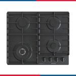 Gorenje Built-in Cookware Set - Built-in Gas Hob - 60cm - 4 Burners - Elegant Black - Self-Ignition and Full Safety - GW642B + Built-in Electric Oven 60cm 77L Capacity - BO6737E02BG - Image 2