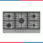 جورينيا مسطح غاز 90 سم 5 شعلة حوامل زهر استانلس ستيل GW9C51X