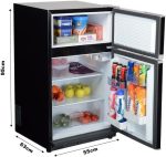 ثلاجة ميني بار – 150 لتر – من بينجوين – FG200-B – أسود - الصورة 4