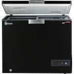 ⁦ديب فريزر افقي استانليس ستيل ES250 اسود 205 لتر باب زجاج جرار - ال جي كومبرسور⁩ - الصورة ⁦3⁩