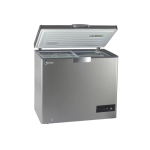 ⁦ديب فريزر افقي استانليس ستيل ES250LSSI-LG سيلفر205 لتر باب زجاج جرار - ال جي كومبرسور⁩ - الصورة ⁦3⁩