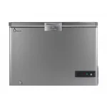 ⁦بنجوين فريزر أفقي دي فروست استانليس ستيل داخلي 330 لتر لون سيلفر ES390-L⁩ - الصورة ⁦2⁩