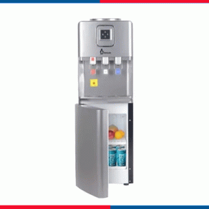 بنجوين مبرد مياه 3 حنفيه مزود بثلاجة لون سيلفر PD001