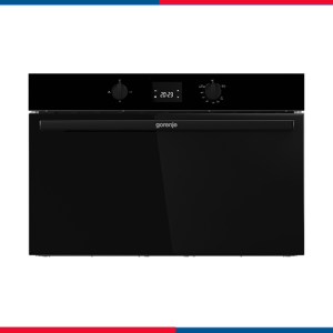 فرن بلت إن غاز جورينيا - 88 لتر 90 سم –  أسود - مزود بمؤقت -  مساحة طهي عملاقة وشاشة LED - BOG9321DBG