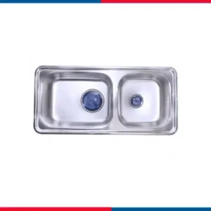 ISD1000 حوض مطبخ استانلس كورى ضد الصدأ والسدد