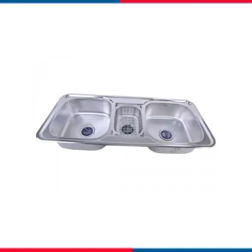 HS110D حوض مطبخ استانلس كورى ضد الصدأ والسدد