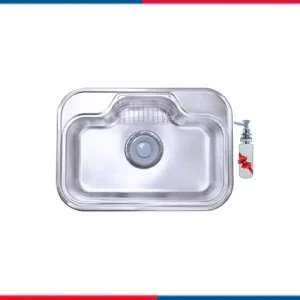 CB 74 حوض مطبخ استانلس كورى ضد الصدأ والسدد