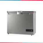 بنجوين فريزر أفقي دي فروست 303 لتر موتور ال جي بباب زجاجى داخلى لون سيلفر ES350-SLIDING