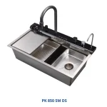 حوض مطبخ كورجي (KorEgy) بيورتي إستانليس 304 – موديل PK 850 SM DS – مقاس 85×45 سم - الصورة 2