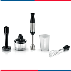 خلاط يدوي Series 6 ErgoMaster متعدد الاستخدام بوش، 600 مل، 1000 وات، اسود - MSM6M623