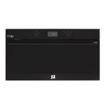 ⁦طقم بلت إن 90سم بيورتي التركي مكون من شفاط مطبخ هرمي PTSLIM PLUS BL 90CM+مسطح زجاجي 5شعلة HPT911G+فرن غاز شواية غاز OPT902GGD⁩ - الصورة ⁦5⁩
