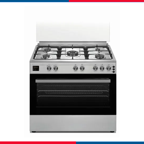 سيمفر بوتاجاز 60*90 5 شعلات ساباف حوامل زهر أمان بالمروحة FS9060SGI-02