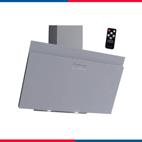 شفاط إيكوماتك 90 سم – كريستال استانلس ستيل | باللمس وتحكم بالريموت - H9310SLXGRT