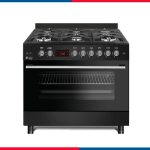 بوتجاز غاز بيورتي 90 سم ، اسود - FRGG9060-B