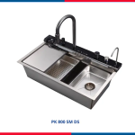 حوض مطبخ كورجي (KorEgy) بيورتي ستانليس 304 – موديل PK 800 SM DS – مقاس 80×45 سم