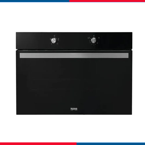هانز فرن بلت ان غاز 90 سم مزود بشواية ومروحة تبريد NERO FGH 4405 BB