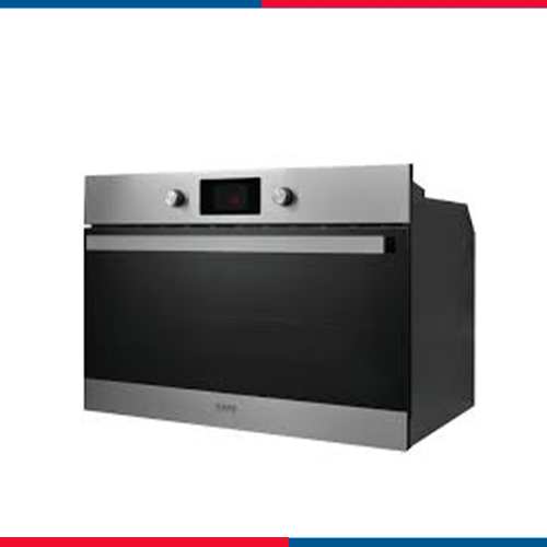 فرن هانز بلت إن غاز 90 سم بشواية ومروحة تربو – سعة 110 لتر – HANS NERO FGH 4404 XB