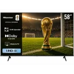 هايسنس شاشة 58 بوصة سمارت D LED دقة UHD 4K H-58A6N - الصورة 2